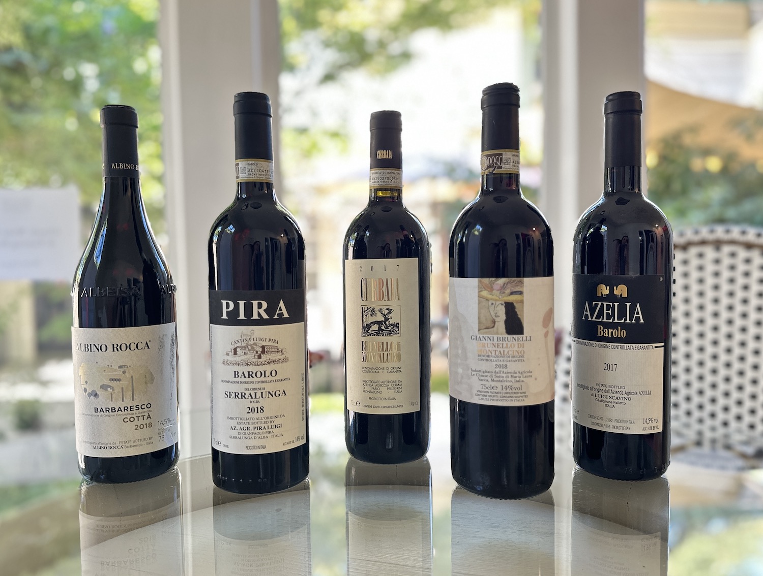 Comparative and Educational Wine Tasting of Brunello, Barolo and Barbaresco